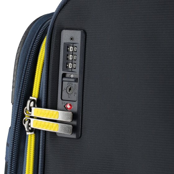 Travelite Color Craze 4 wielen Kofferset 3-delig met uitbreidingsplooi