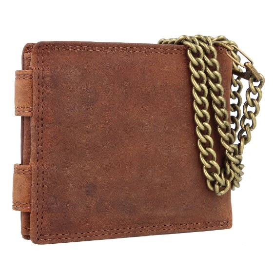 Greenland Nature Montenegro Portemonnee RFID-bescherming Leder 12 cm