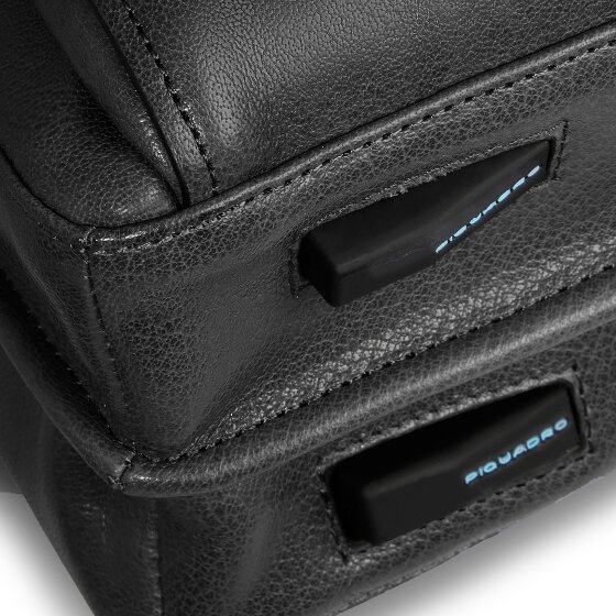 Piquadro Solm Koffer Leer 42 cm Laptop compartiment