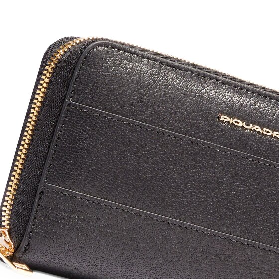 Piquadro Patricia Portemonnee RFID-bescherming Leder 19 cm