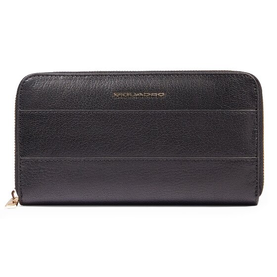 Piquadro Patricia Portemonnee RFID-bescherming Leer 19 cm