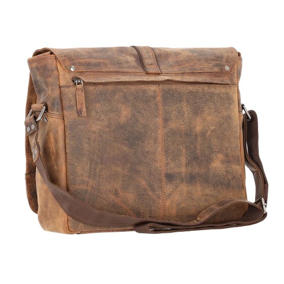 Pride and Soul Messenger leder 37 cm laptop compartiment