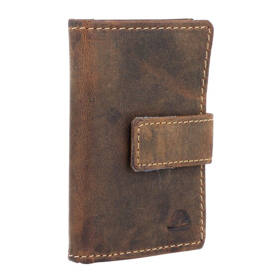 Greenburry Vintage visitekaart etui RFID leer 7 cm