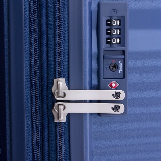 Gladiator 0800 4 wielen Trolley 76 cm met uitbreidingsplooi