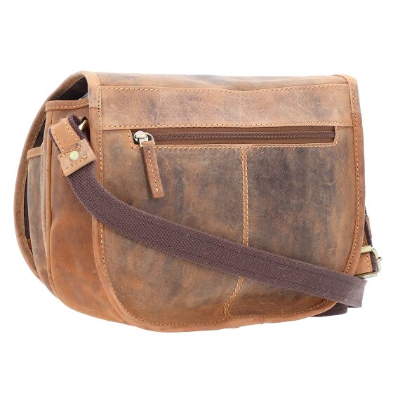 Greenburry Vintage Jachttas Schoudertas Leer 30 cm