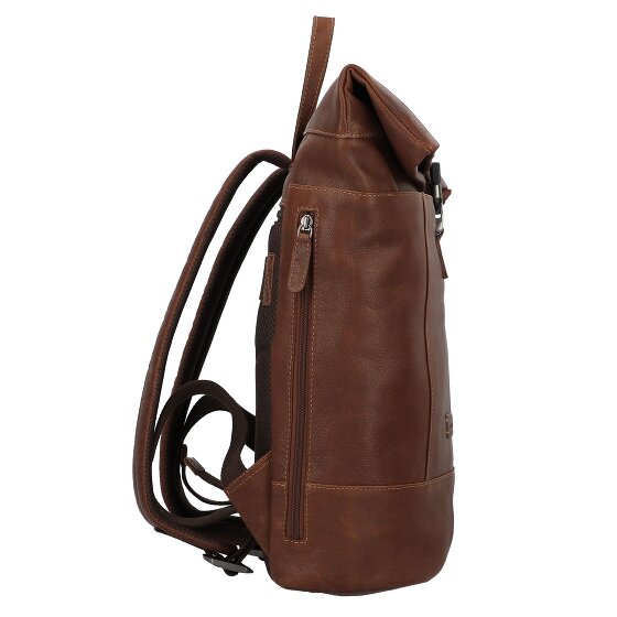 Jack Kinsky Porto Dagrugzak Leer 43 cm Laptop compartiment