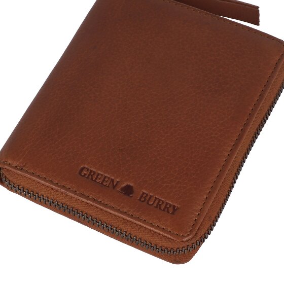 Greenburry Colombiana Portemonnee RFID-bescherming Leer 10.5 cm