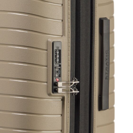 Stratic Novium 4 wielen Trolley M 65 cm met uitbreidingsplooi