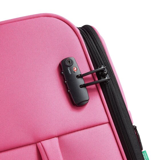 Delsey Paris x United Colors of Benetton BE 4-wiel trolley 65 cm met uitbreidingsplooi