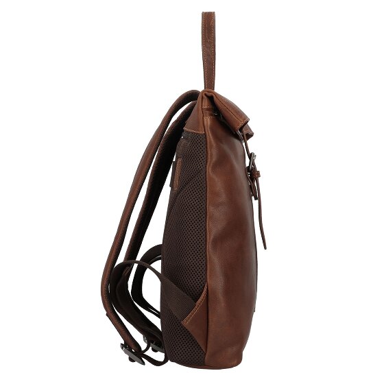 Jack Kinsky Porto Dagrugzak Leer 37 cm Laptop compartiment