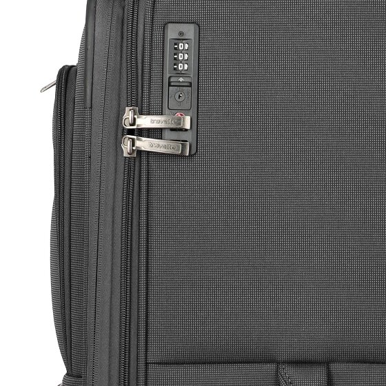 Travelite Cubis 4 wielen Trolley L 83 cm met uitbreidingsplooi