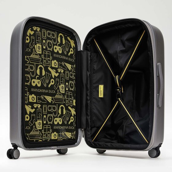 Mandarina Duck Logoduck + 4 wielen Trolley M 69 cm