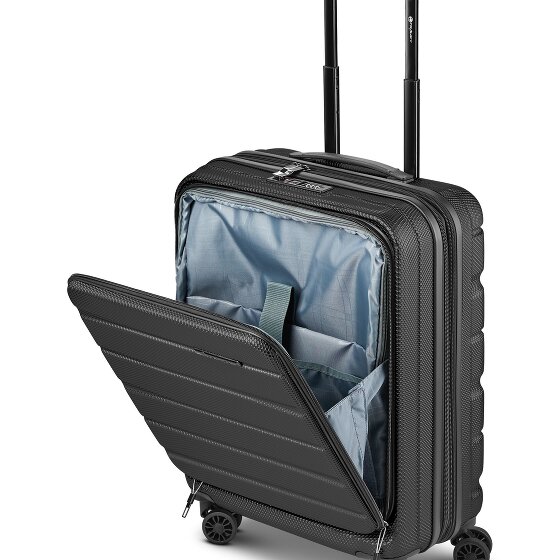 Franky Munich 4.0 4 wielen Cabinewagen 55 cm Laptopvak met uitbreidingsplooi