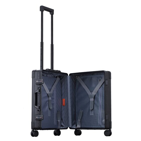 Aleon 21 Binnenlandse 4-wielige Cabinewagen van Aluminium, 55 cm, met laptopvak