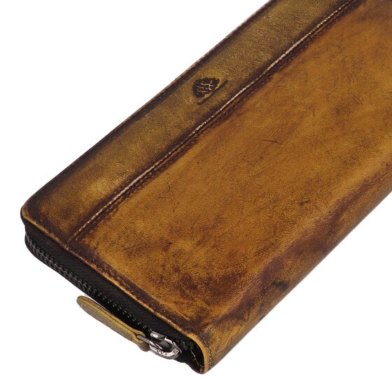 Greenburry Destressed Portemonnee RFID-bescherming Leer 19 cm