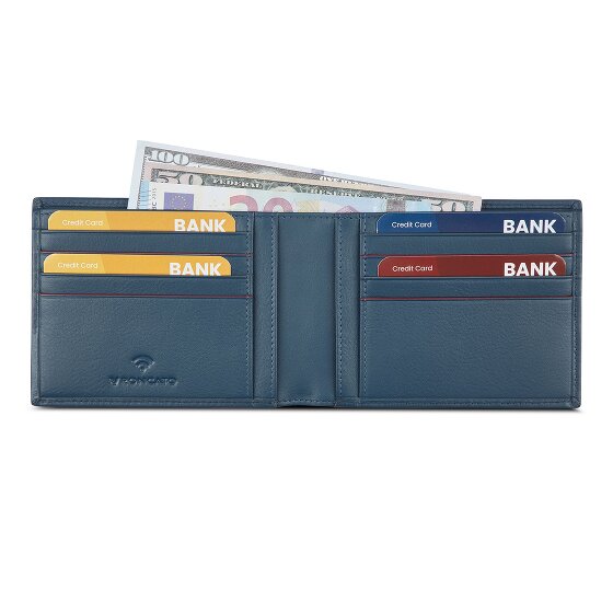 Roncato Detroit Portemonnee RFID-bescherming Leer 12.5 cm