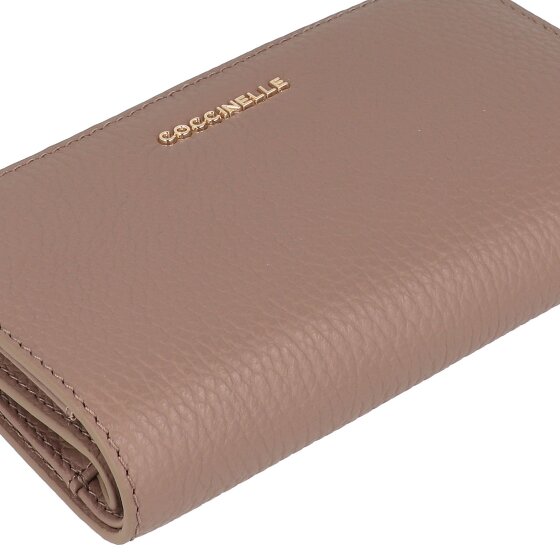 Coccinelle Metallic Portemonnee RFID-bescherming Leer 16 cm