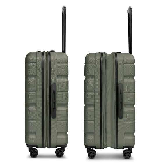 Franky Munich 4.0 4-wiel kofferset, 3-delig met stretchvouw