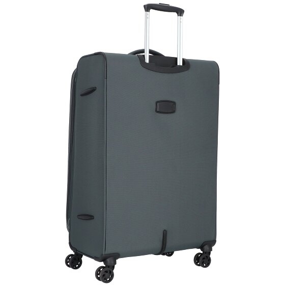 d&n Travel Line 9204 4 wielen Trolley L 76 cm met uitbreidingsplooi
