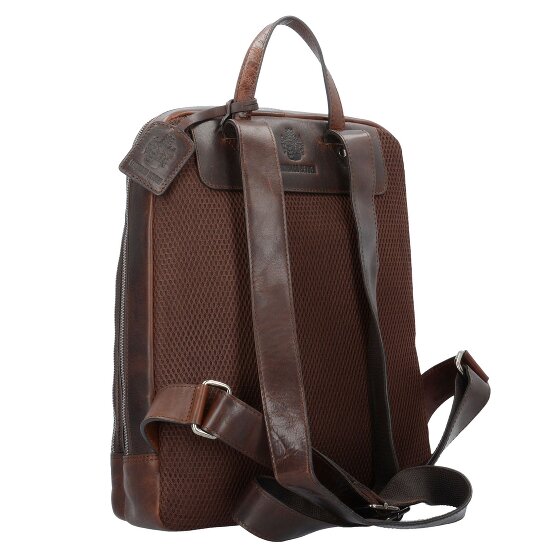 Leonhard Heyden Roma Rugzak Leer 40 cm Laptopvak
