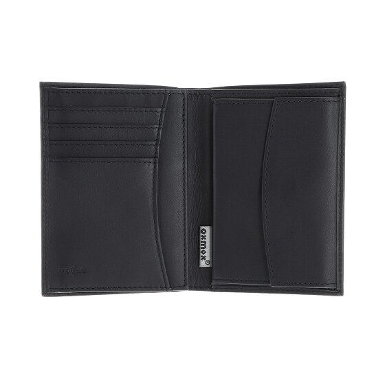 oxmox Leather Portemonnee RFID-bescherming Leder 13 cm
