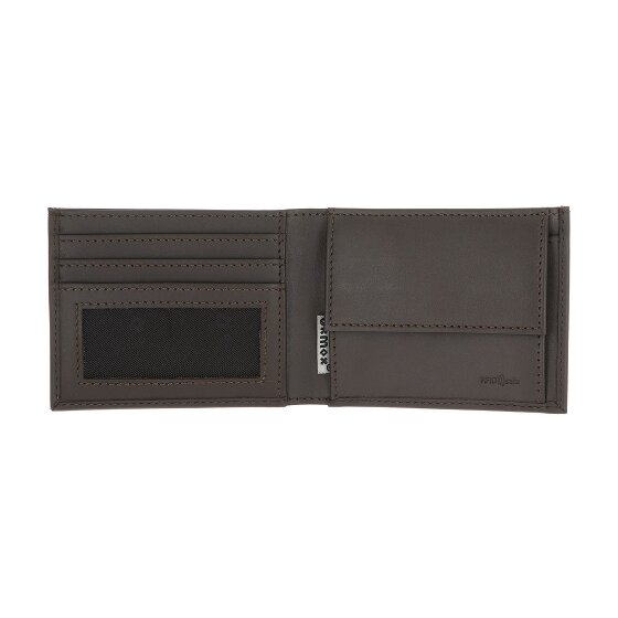 oxmox Leather Portemonnee RFID-bescherming Leder 11 cm