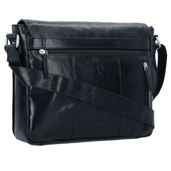 Leonhard Heyden Cambridge Messenger Leder 32 cm Laptopcompartiment