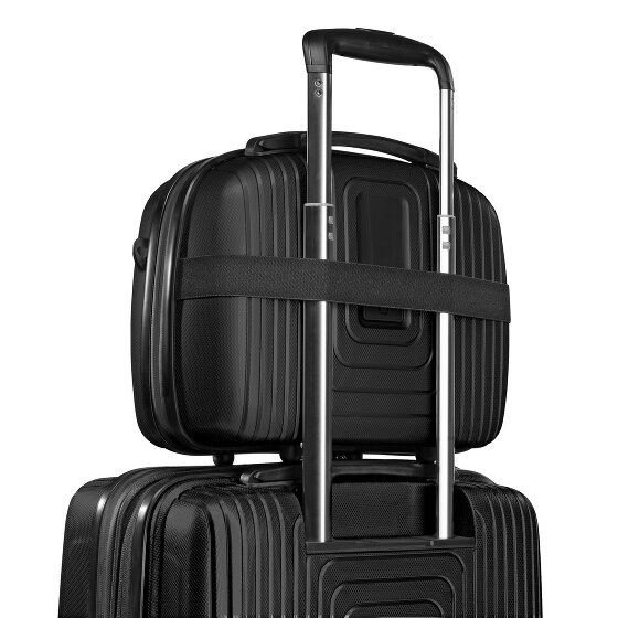 Redolz Essentials14 4-wiel kofferset Beautycase 4st met uitklapbaar laptopvak