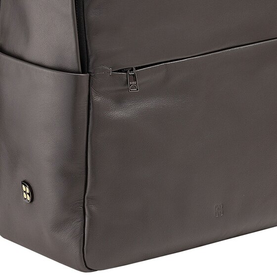 DuDu Sydney Dagrugzak Leer 42 cm Laptop compartiment