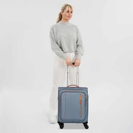 American Tourister Cloudrider 4 wielen Cabinewagen S 55 cm met uitbreidingsplooi