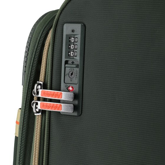 Travelite Color Craze 4 wielen Trolley M 66 cm met uitbreidingsplooi
