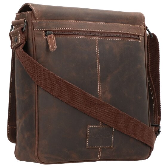 Jack Kinsky Baltimore 4 Schoudertas Leer 28 cm