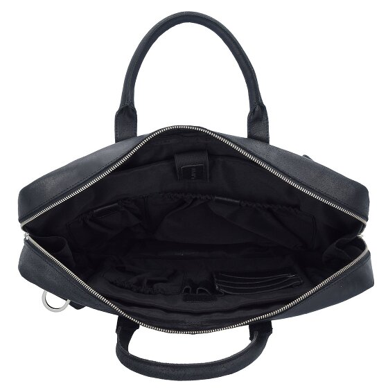 Plevier Vintage London Koffer RFID-bescherming Leer 41 cm Laptop compartiment