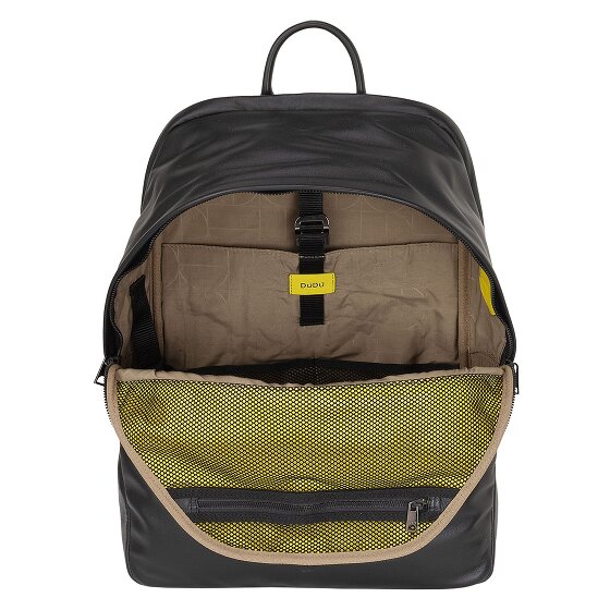 DuDu New York Dagrugzak Leer 41 cm Laptop compartiment