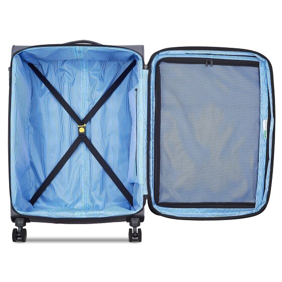 Delsey Paris x United Colors of Benetton BE 4-wiel trolley L 76 cm met rekbare vouw