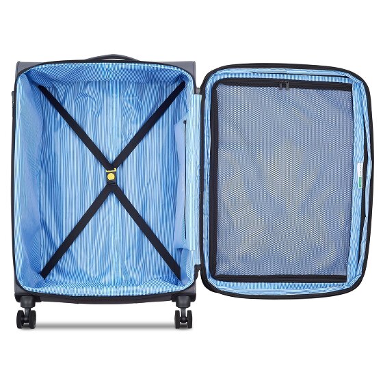 Delsey Paris x United Colors of Benetton BE 4-wiel trolley L 76 cm met rekbare vouw
