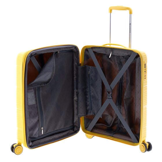 Gladiator 0800 4 wielen Trolley 55 cm met uitbreidingsplooi