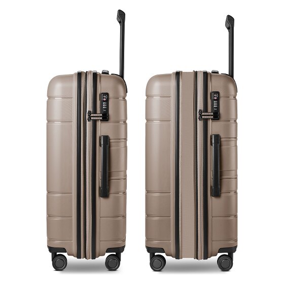 Redolz Essentials 11 4 wielen Trolley 66 cm met uitbreidingsplooi