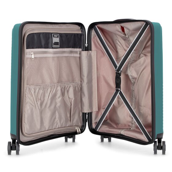 d&n Travel Line 4000 4-wiel cabinewagen 55 cm