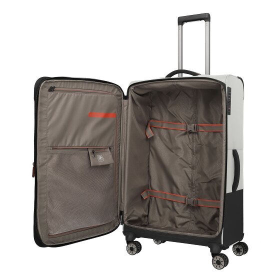 Travelite Crosslite 4 wielen Trolley L 77 cm met uitbreidingsplooi