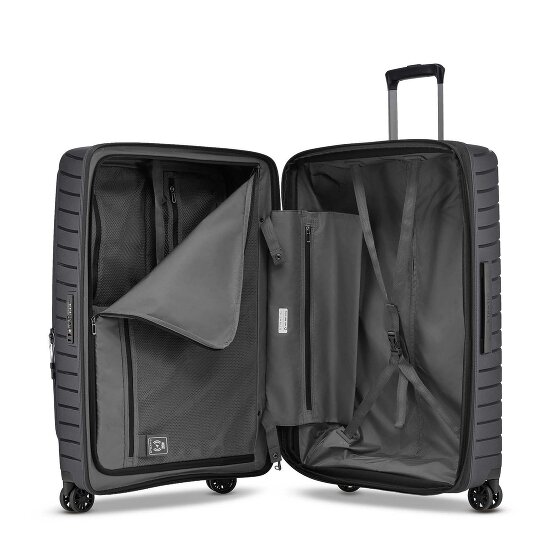 Stratic Novium 4 wielen Trolley L 75 cm met uitbreidingsplooi