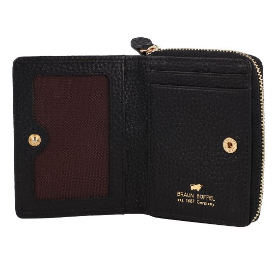 Braun Büffel Asti Portemonnee Leer 10 cm
