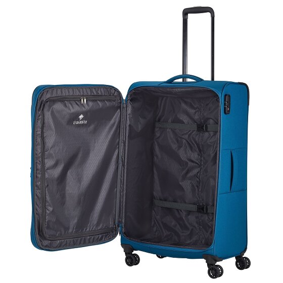 Travelite Chios 4 wielen Trolley L 78 cm met uitbreidingsplooi
