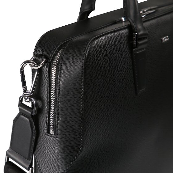 Boss Luminary Koffer Leer 38 cm Laptop compartiment