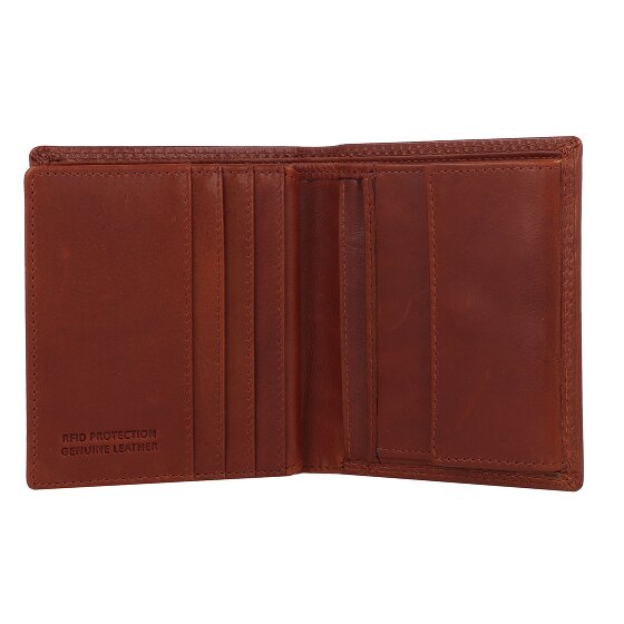 Greenburry Vintage Portemonnee RFID-bescherming Leder 9.5 cm