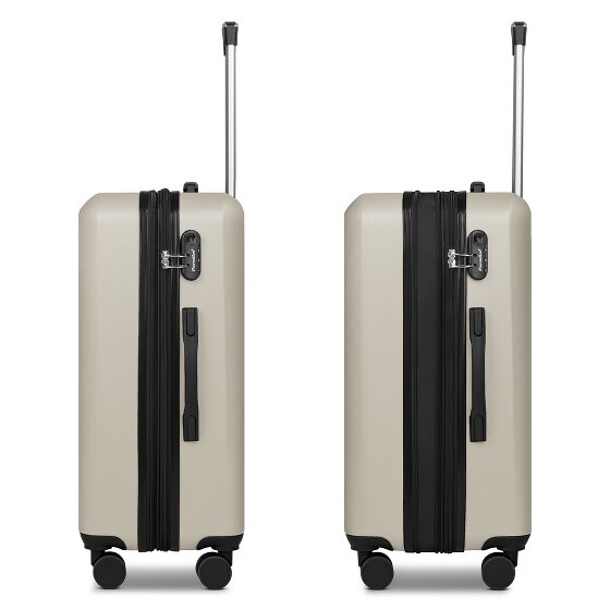 Check.In Paradise 2.0 4 wielen Trolley M 68 cm met uitbreidingsplooi