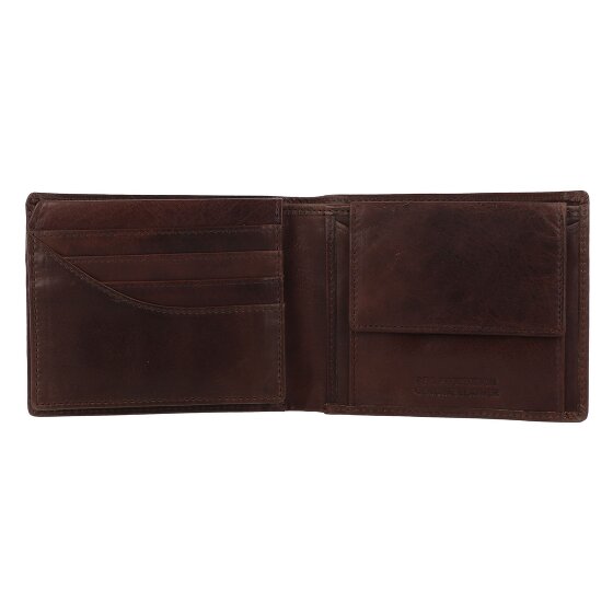 Greenburry Newport Portemonnee RFID-bescherming Leer 12 cm