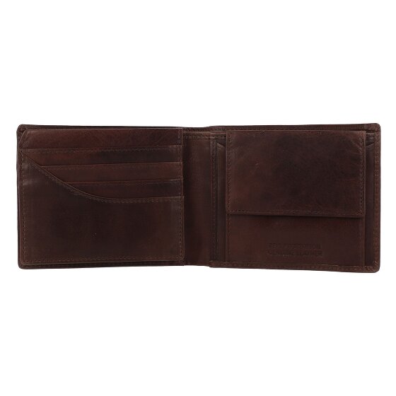 Greenburry Newport Portemonnee RFID-bescherming Leder 12 cm