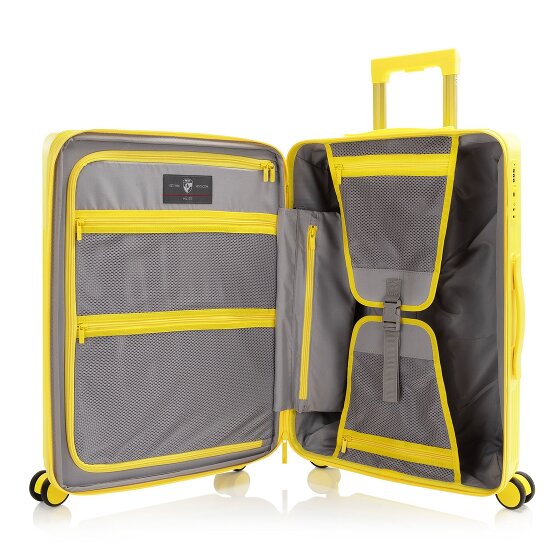 Heys HiLite 4 wielen Trolley M 63.5 cm met uitbreidingsplooi