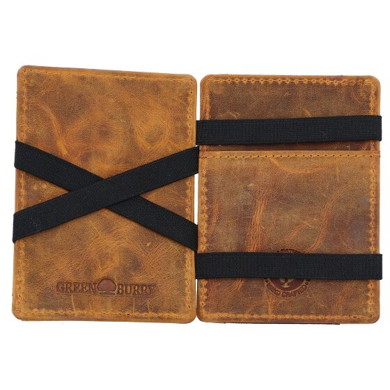 Greenburry Vintage Magische Portemonnee RFID Leer 10 cm
